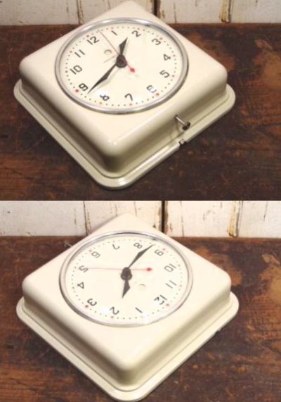 画像1: 50's "G.E" Antique Kitchen Clock