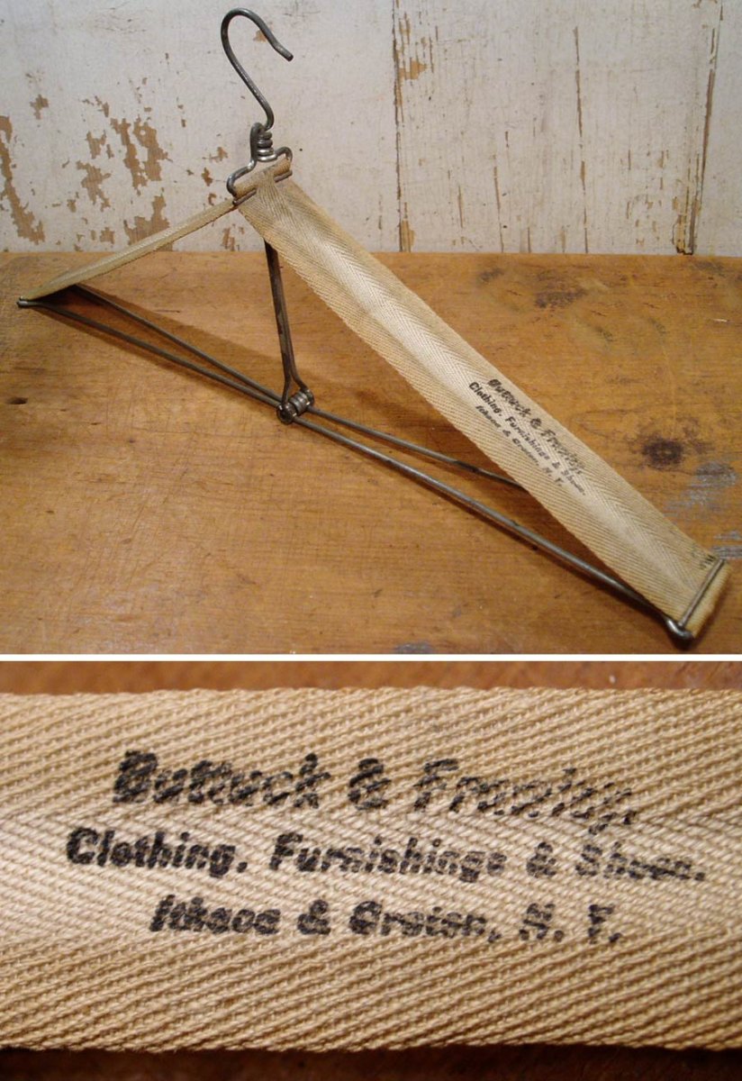 画像1: 1920-30's  Advertising Folding Hanger  (1)