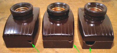 画像1: 1930-40's "BAKELITE" Lamp Holder【3-sets】