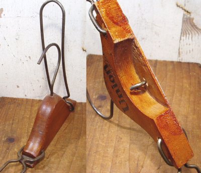 画像1: 1920-40's "UNION" Wood Folding Hanger 