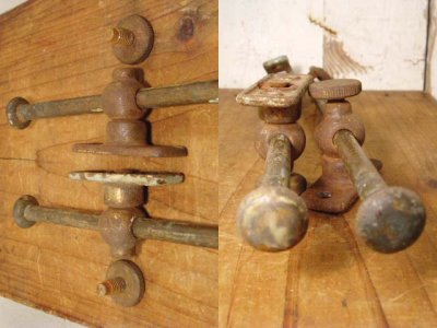 画像3: 2 Antique Window "Cast Iron" Adjuster-Lock