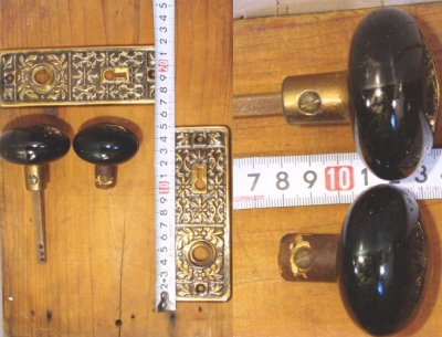 画像3: Antique Doorknob Complete Set