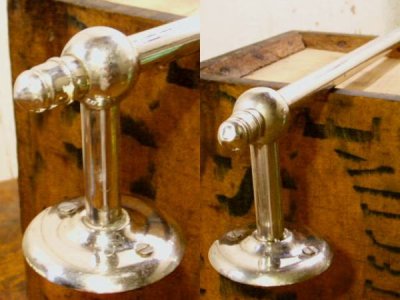 画像1: 50-60's "Chrome" Towel Bar