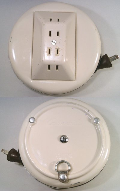 画像2: 1950-60's "Cordomatic" 4-Outlet Cord Reel