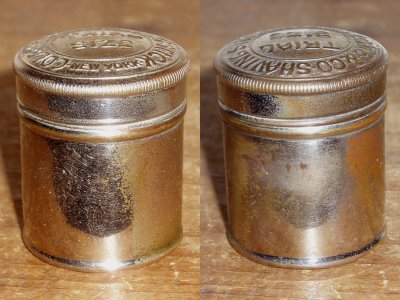 画像2: 1910's MINI "Shaving Stick" Tin Case
