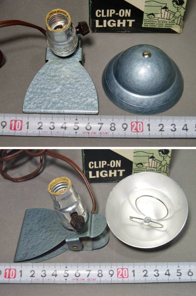 画像3: Late 1940's-1950's "Steel × Aluminum" mini Lamp