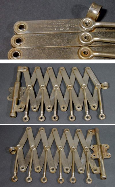 画像1: 1920's "EXTENSION" Steel Garment Hanger Rack