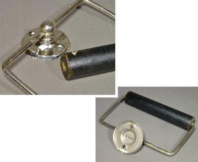 画像1: 1930-40's "Nickle plated Brass" Toilet Paper Holder