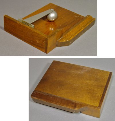 画像2: 1930-40's Art Deco Wooden Paper and Pen Holder