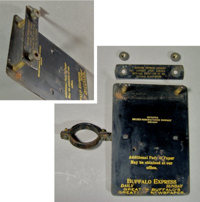 画像2: 1910-20's "Advertising" Telephone Notepad Holder