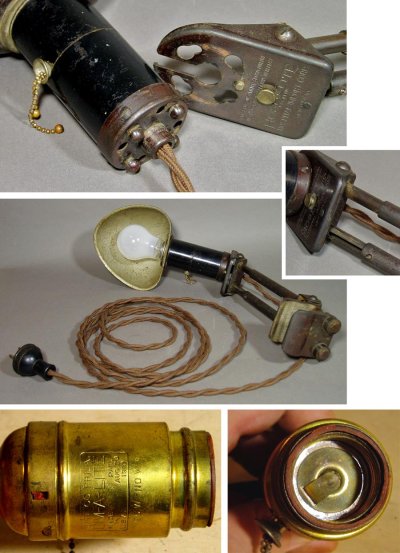 画像3: 1920- Early 1930's "2-Way" Clamp LIght