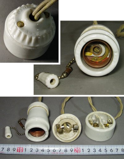 画像2: 1910-20's "Porcelain Socket"  Pendant Lamp