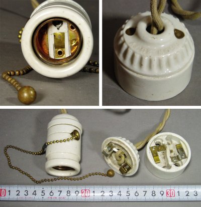 画像2: 1910-20's "Porcelain Socket"  Pendant Lamp