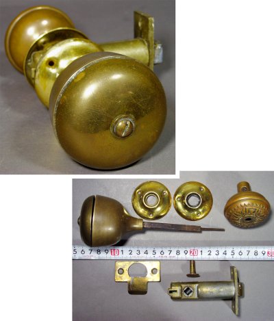 画像3: Early-1900's【BELL】built-in Bell Doorknob