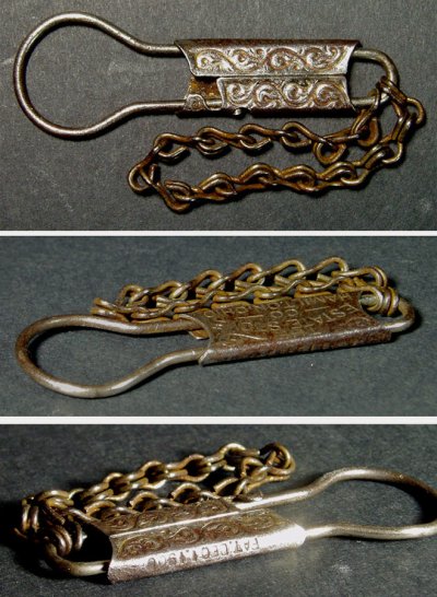 画像2: 1910-20's "Advertising" Key Ring + Key Fobs