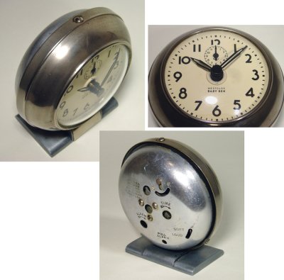 画像1: 1930's Art-Deco "BABY BEN" mini Desk Clock