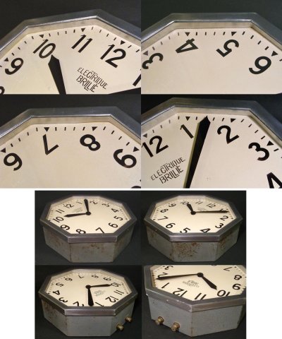 画像3: 1920-30's French Art Déco "BRILLIE" Wall Clock