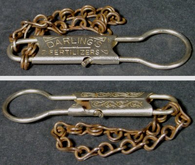 画像1: 1920-30's "DARLING'S" Advertising Key Ring