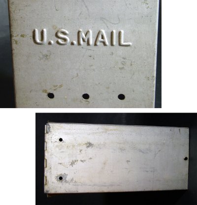 画像2: 1950-60's Wall Mount "Aluminum" U.S. MAIL BOX