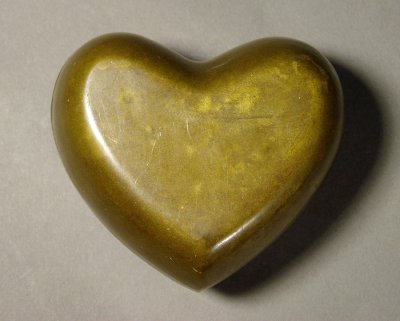 画像1: " ♡ Heart Shaped ♡ " Solid Brass Jewelry Box