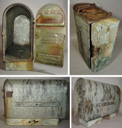 画像2: PAT.1899 "Cast Iron" U.S.MAIL BOX