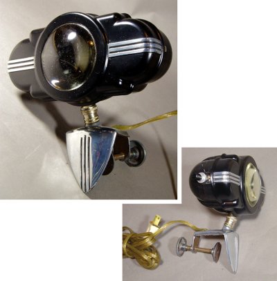 画像1: 1930-40's Art Deco "STREAM-O-LITE" Reading Lamp