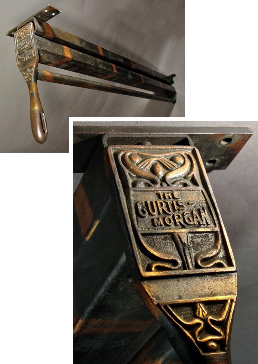 画像1: 1900-20's "Super Heavy-Duty" Extension Garment Rack (1)