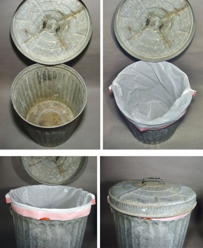 画像3: 1940-early 50's "Wheeling" Garbage Can 