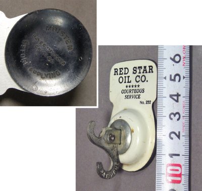 画像3: 1950's "RED STAR OIL CO" Mini Hanger/Hook
