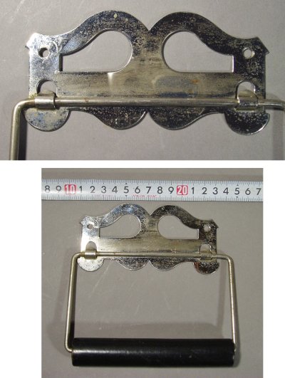 画像3: 1920-30's "Nickle plated Brass" Toilet Paper Holder