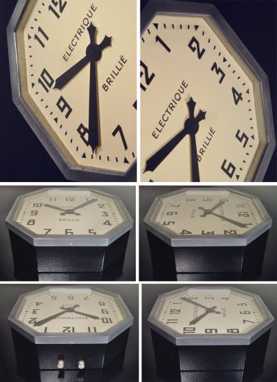 画像3: 1930-40's French "BRILLIE" Octagon Wall Clock