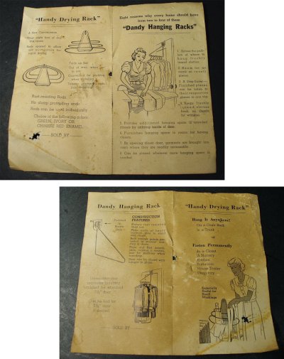 画像3: 1940-early 50's "Over the Door" Clothes＆Bag Hanger Rack