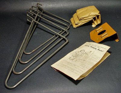 画像2: 1940-early 50's "Over the Door" Clothes＆Bag Hanger Rack