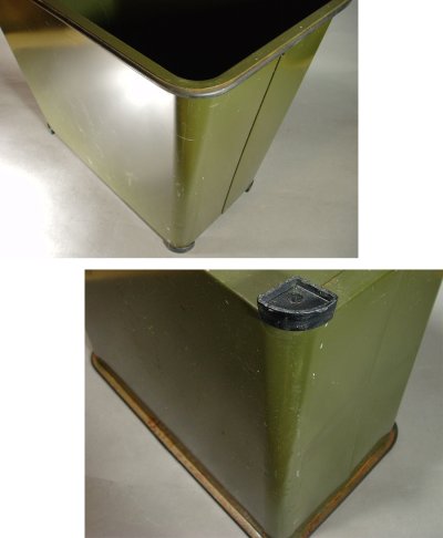画像3: 1940-50's "DAN-DEE" Square Steel Trash Can