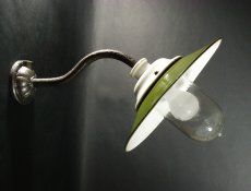 画像1: 1930's German Deco "Swan Neck" Outside Light (1)