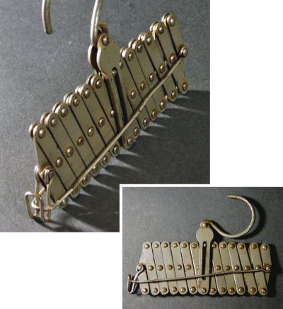 画像2: 1920-30's "The Waistcoat" Accordion Steel Folding Hanger