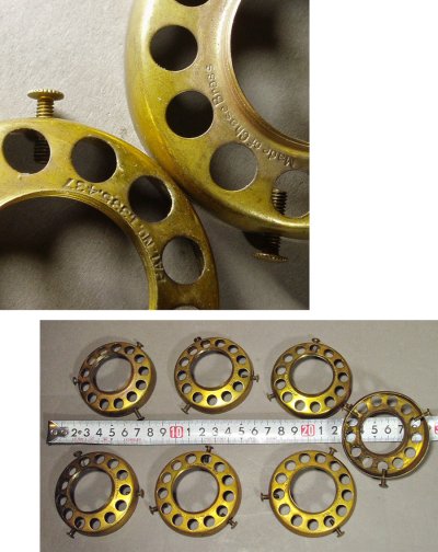 画像3: 1920-30's Brass Shade fitters light fixture parts