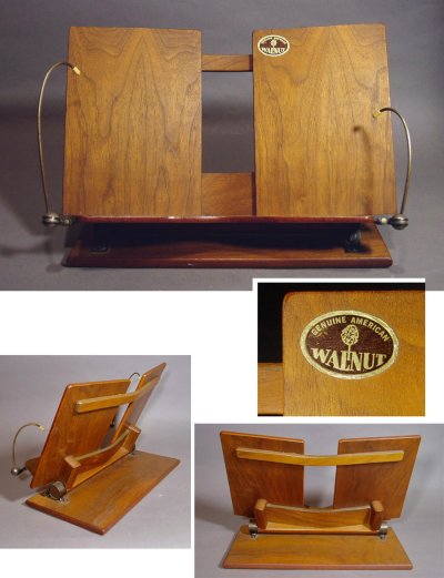 画像1: 1960's "BOOKTILT" Wooden Reading Stand