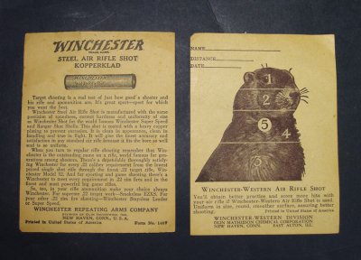 画像1: 1910-30's "WINCHESTER" Advertising Paper Targets 