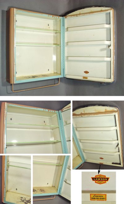 画像1: 1950's "Mirrored" Bathroom Medicine Cabinet