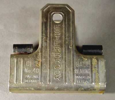 画像1: 1930's Art Deco "ESTERBROOK" Paper Clip【特大】