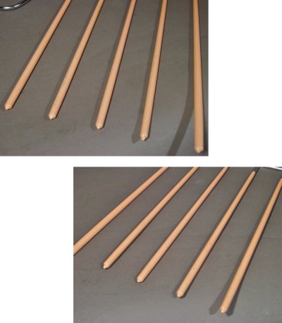 画像2: 1950-70's  "Pink Rubber" 5-Rods Hanger
