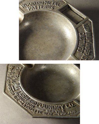 画像3: 1930's "ADVERTISING" Cast Aluminum Ashtray