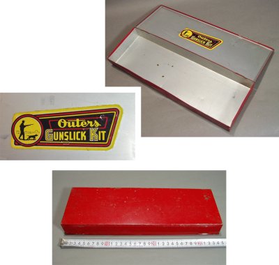 画像1: 1940's "Outers Gunslick Rifle Kit” Tin Box