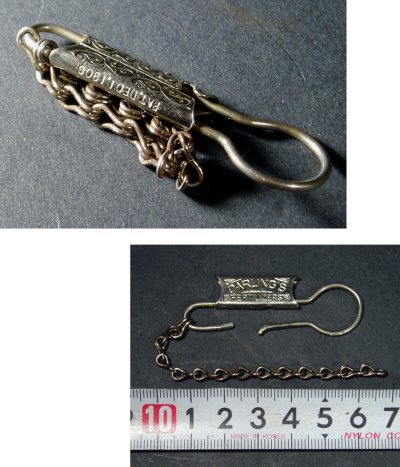 画像1: 1920-30's "DARLING'S" Advertising Key Ring