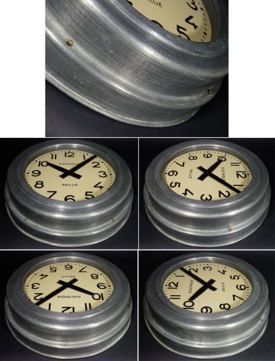 画像3: 1940-early1950's French "BRILLIE" Factory Clock
