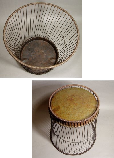 画像1: 1910-20's "Daisy" Waste Paper Basket