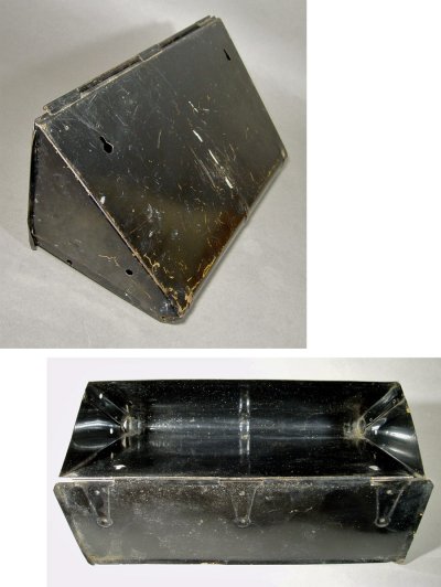 画像2: 1930-40's "ADVERTISING" Black Tin Mail Box
