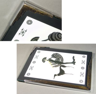 画像1: 1930's Art Deco "Geometric" Glass Photo Frame【小】