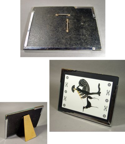 画像3: 1930's Art Deco "Geometric" Glass Photo Frame【小】